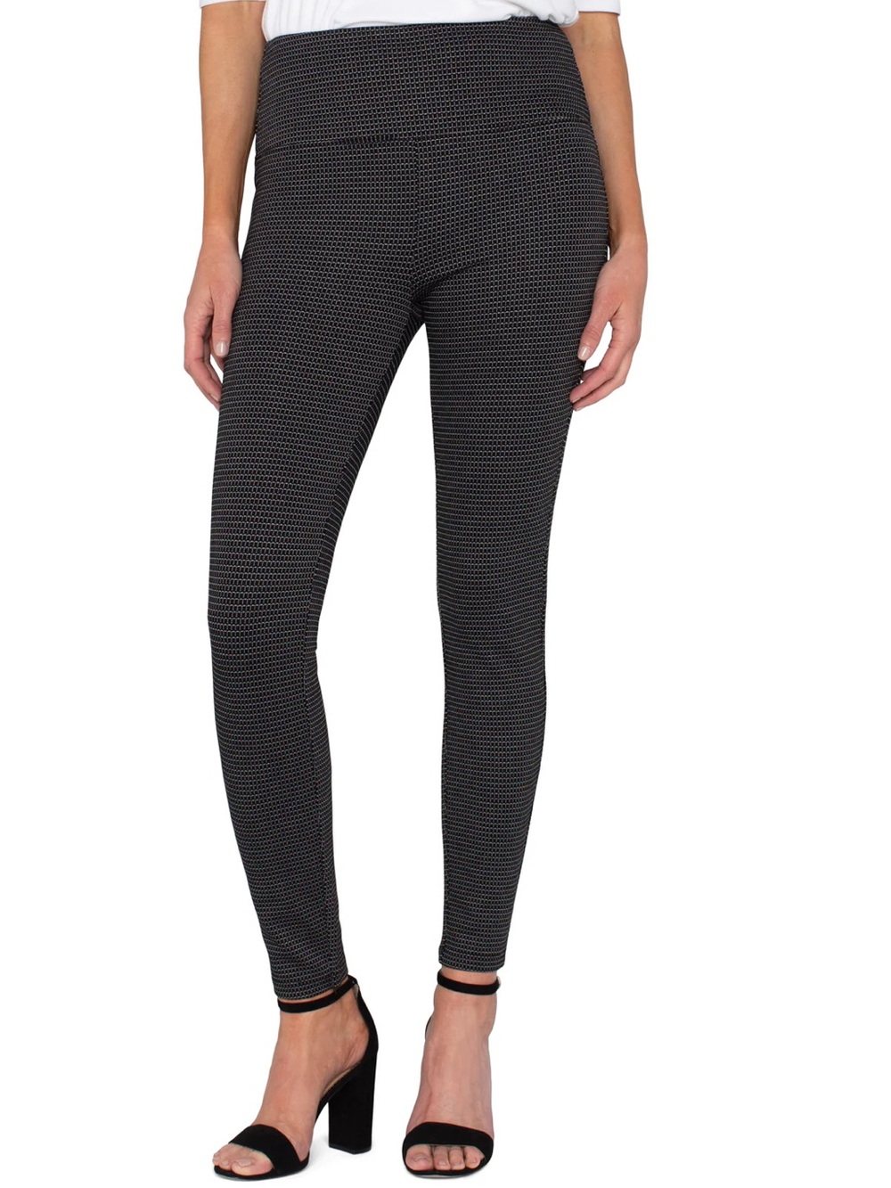 Liverpool Pearl Printed Pull-On Leggings Sz Large NWT | Liverpool Leggings -